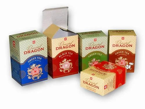 Коробка для чая с офсетной печатью
